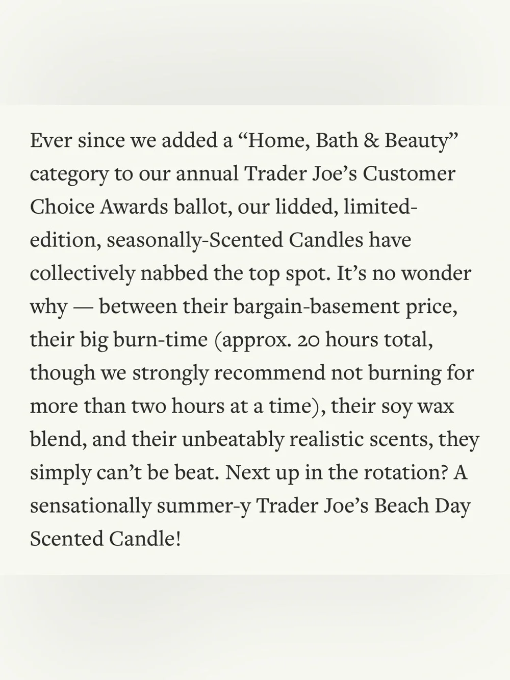 Trader JoeS new full